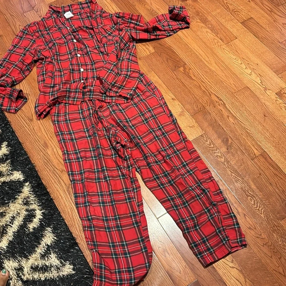 H&M plaid pyjamas Sz Medium - Picture 3 of 13